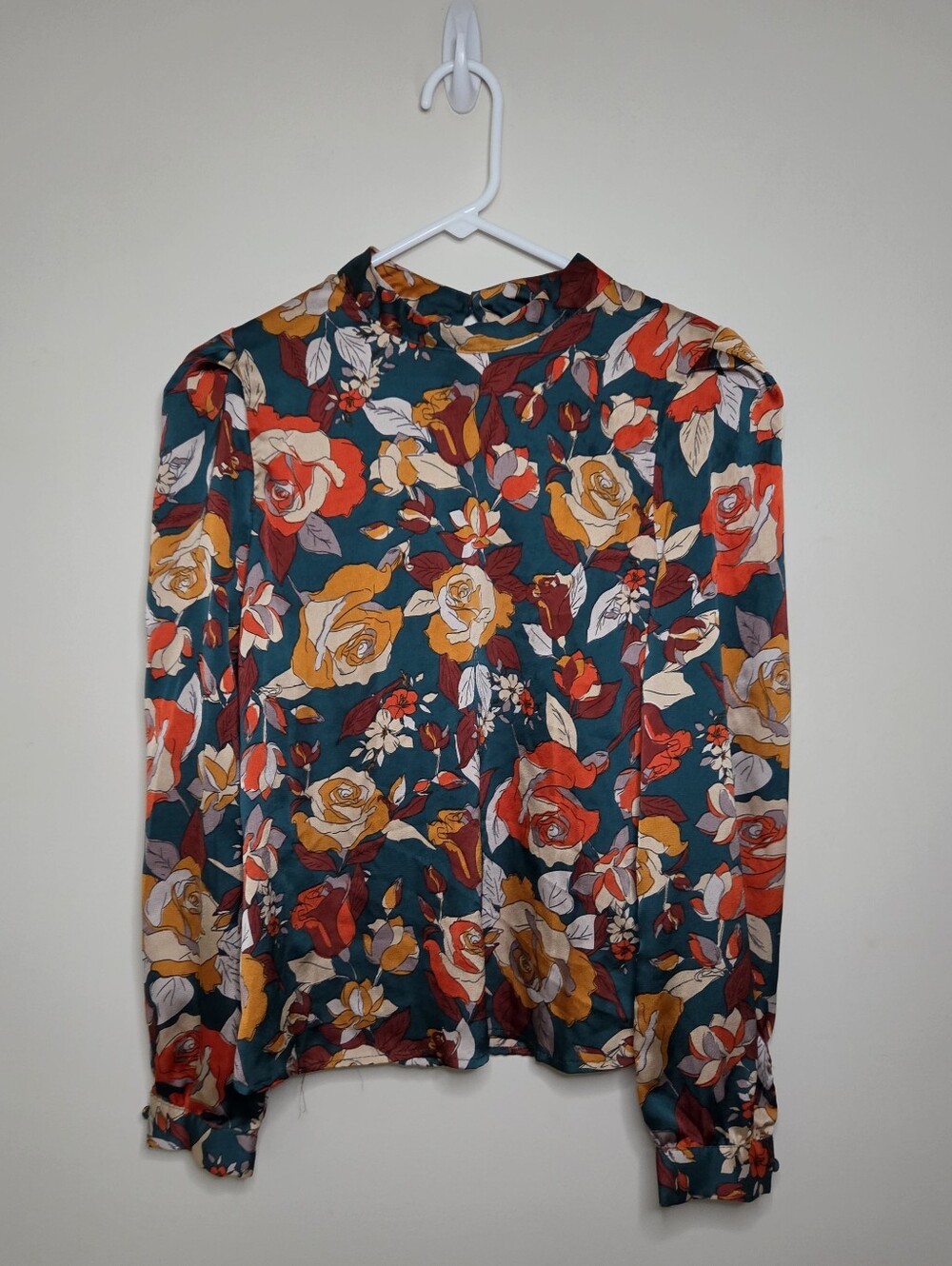 Women's Milk & Honey Fall Floral Print Top Sz Medium